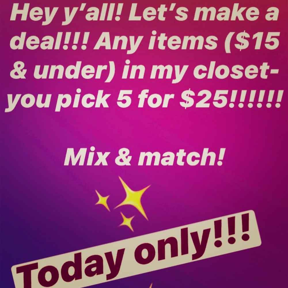DEALS DEALS DEALS!!